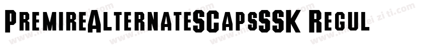 PremireAlternateSCapsSSK Regular字体转换
